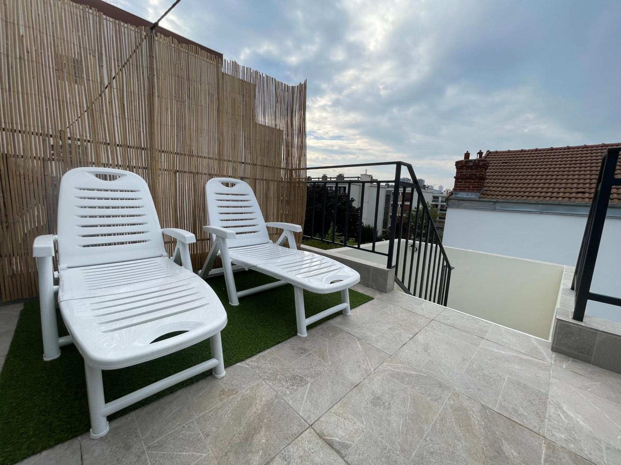 Appartement Avec Terrasse Et Ciel Etoile ! Noisy-le-Sec Ngoại thất bức ảnh